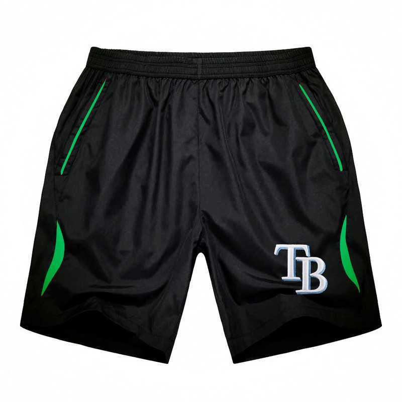 Men's Tampa Bay Rays Black Green Stripe MLB Shorts,We sell and wholesale Men's Tampa Bay Rays Black Green Stripe MLB Shorts on line form chian!